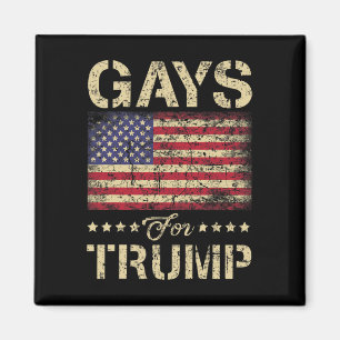 Imã Gay Para Estrelas De Bomba E Bandeiras Americanas