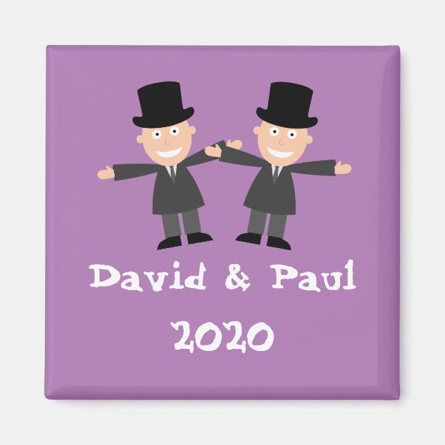 Imã Gay Wedding (Frente)