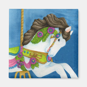 Imã Gayle Carousel Horse Magnet