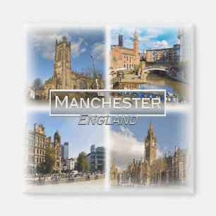 Imã GB0140 Europa, Inglaterra, Manchester, Fridge