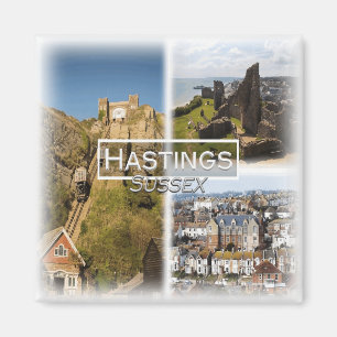 Imã GB0151 Europa, Inglaterra, Sussex, Hastings, Fridg