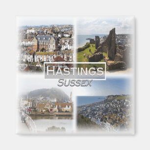 Imã GB0152 Europa, Inglaterra, Sussex, Hastings, Fridg