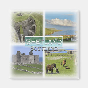 Imã GB0155 Europa, Escócia, Shetland, Fridge