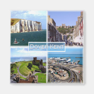 Imã GB Dover Kent - Castelo Dover - Cliff Branco - Cas