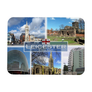 Ímã GB Reino Unido - Inglaterra - Leicester -
