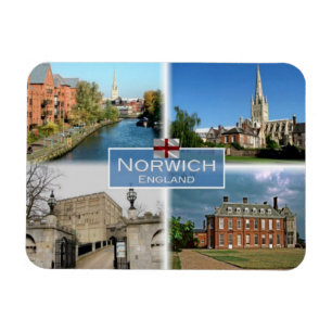 Ímã GB Reino Unido - Inglaterra - Norwich Norfolk -
