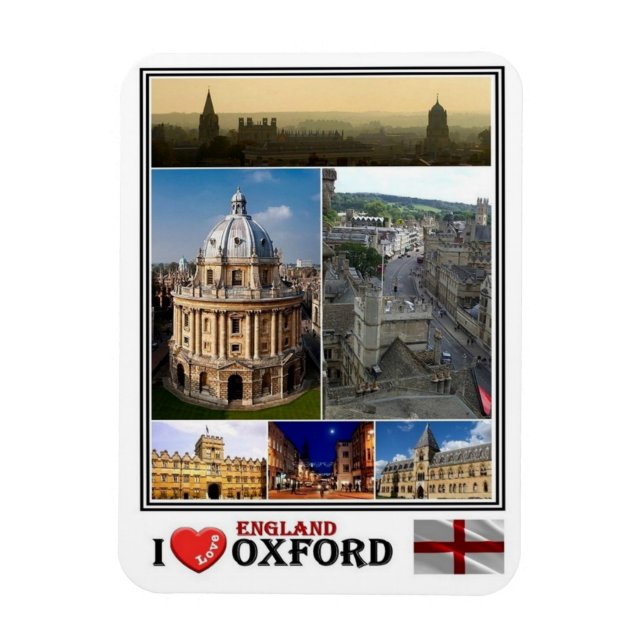 Ímã GB Reino Unido - Inglaterra - Oxford - (Vertical)