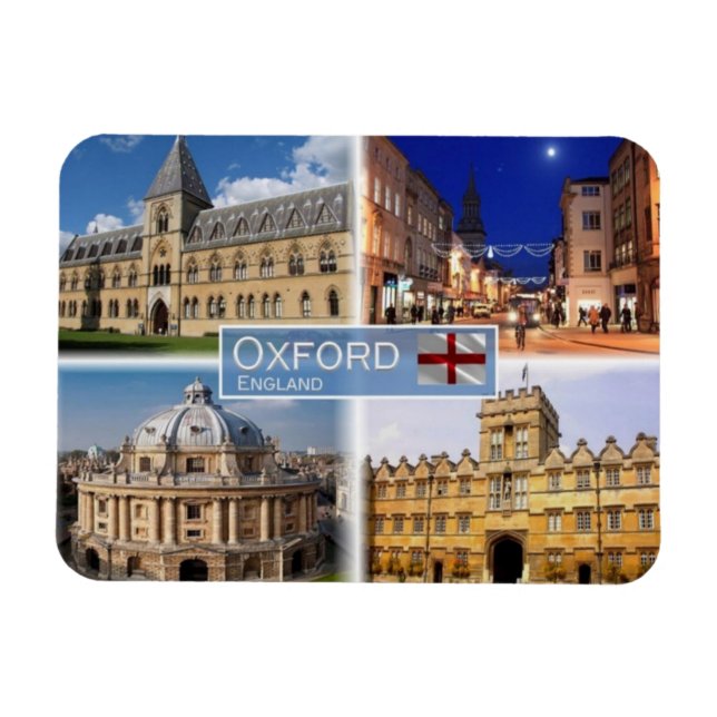 Ímã GB Reino Unido - Inglaterra - Oxford - (Horizontal)