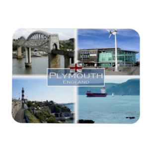 Ímã GB Reino Unido - Inglaterra - Plymouth Devon -