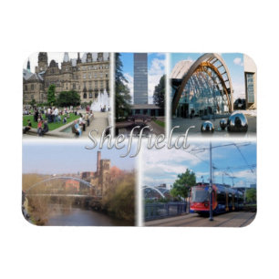 Ímã GB Reino Unido - Inglaterra - Sheffield -