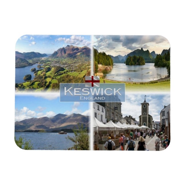 Ímã GB Reino Unido - Keswick - (Horizontal)