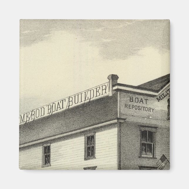 Imã GC Ormerod, Construtor de Barcos, Asbury Park, NJ (Frente)