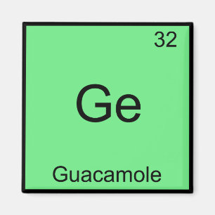 Imã Ge - Guacamole Funny Chemistry Element Symbol Tee