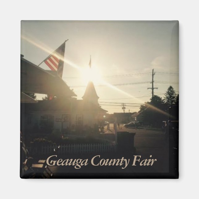 Imã Geauga County Fair, Ohio (Frente)