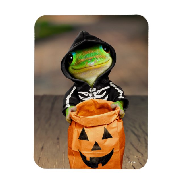 Ímã Gecko Skeleton (Vertical)