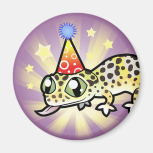 Imã Geco do leopardo do aniversário