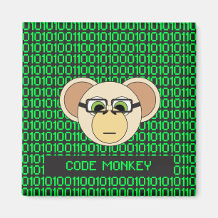 Imã Geek de macaco Código de desenho
