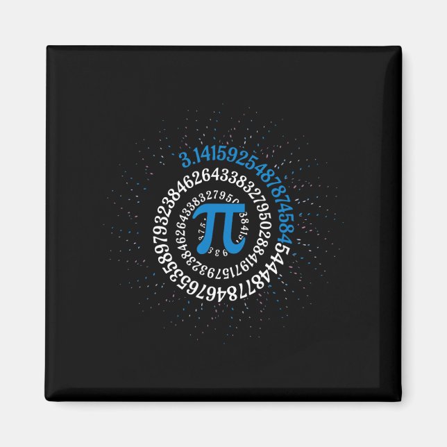 Imã Geek De Nerd De Matemática Pi Day 3.1415 Irraciona (Frente)