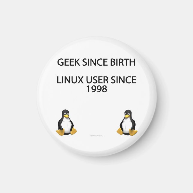 Imã Geek desde o nascimento. Utilizador Linux desde 19 (Frente)