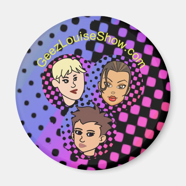 Imã Geez Louise Colorful Magnet (Frente)