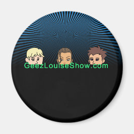 Imã Geez Louise Dark Magnet