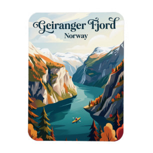 Ímã Geiranger Fjord Noruega