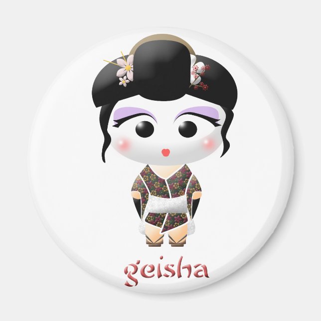 Imã Geisha Girl (Frente)