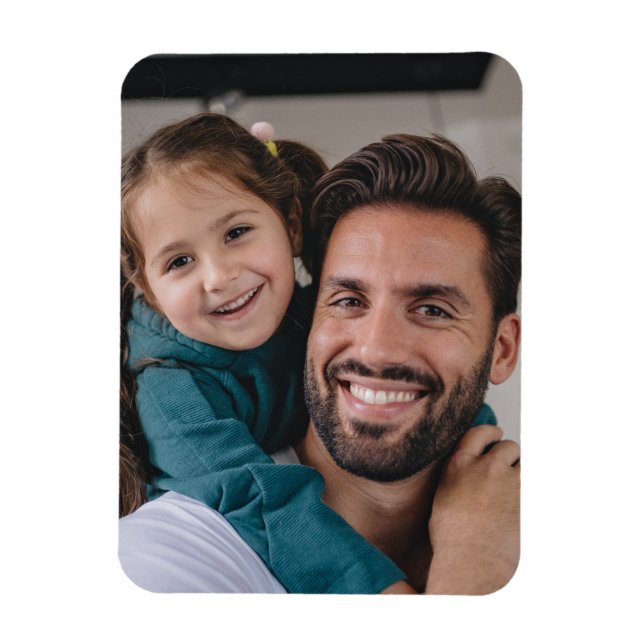 Ímã Geladeira de Foto Personalizada (Vertical)