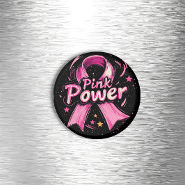 Imã Geladeira Pink Power