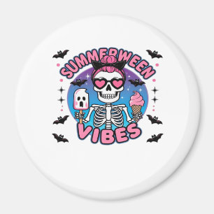 Imã Gelado Summerween Vibes Skeleton IceCream Summer V