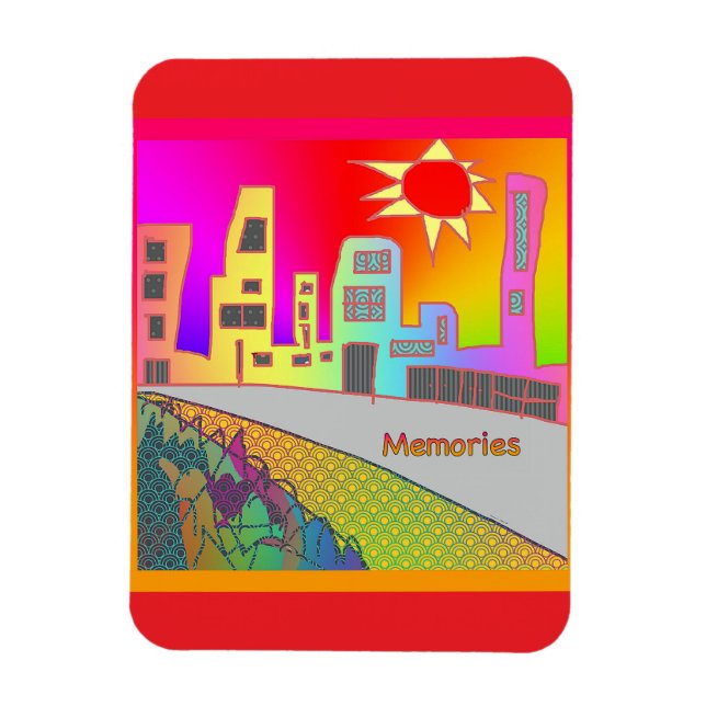 Ímã Geléadeira de Memórias  (Vertical)