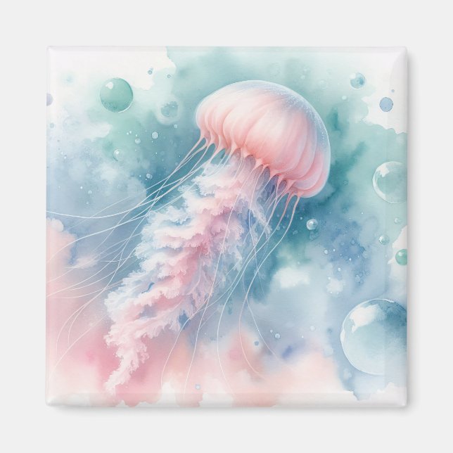 Imã Geleia Rosa Delicada (Frente)