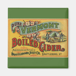 Imã Geléia Vintage Brattleboro Cider fervido Vermont