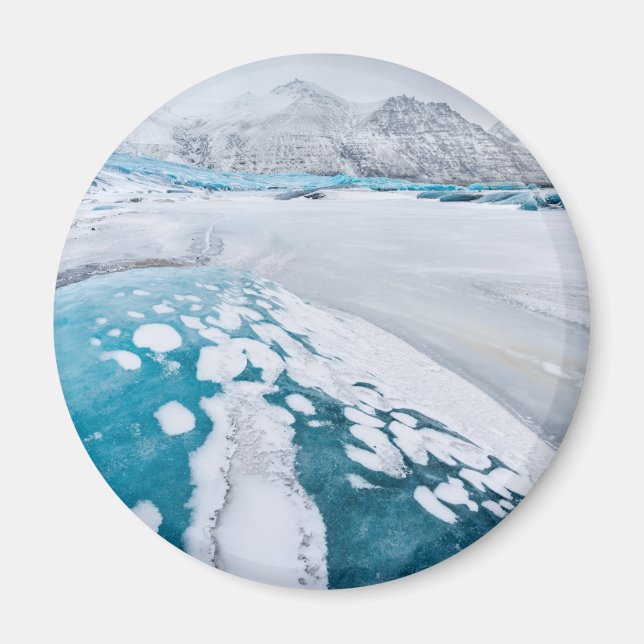 Imã Gelo de glaciar congelado, Islândia (Frente)