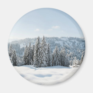 Imã Gelo e neve Allgäu Bavaria Alemanha