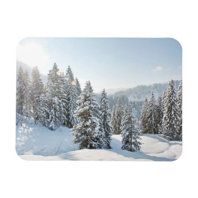 Ímã Gelo e neve | Allgäu Bavaria Sul da Alemanha (Horizontal)