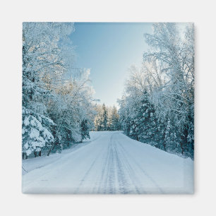 Imã Gelo e neve   Frozen Winter Road Russia, Sibéria