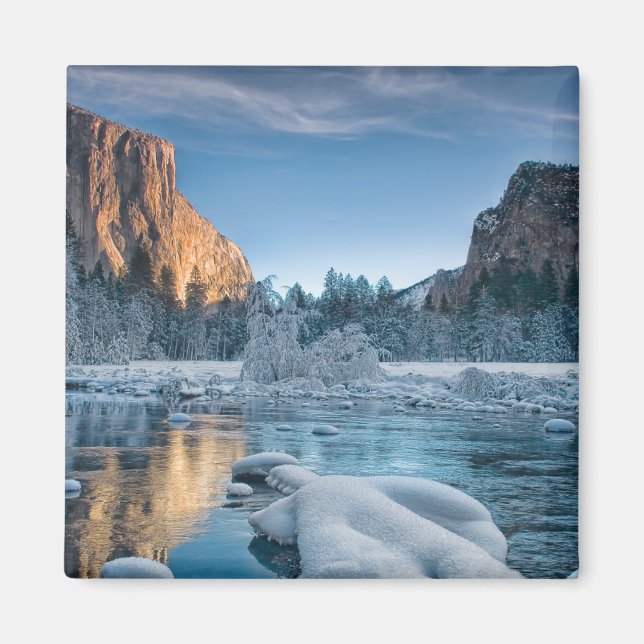 Imã Gelo e neve | Gelo virgem no Vale do Yosemite (Frente)