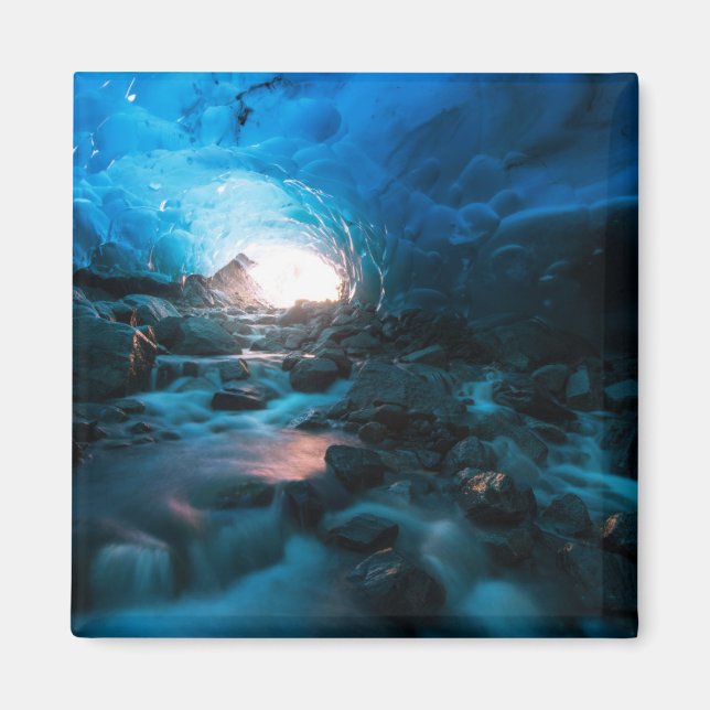 Imã Gelo e neve | Mendenhall Glacier, Juneau, Alasca (Frente)