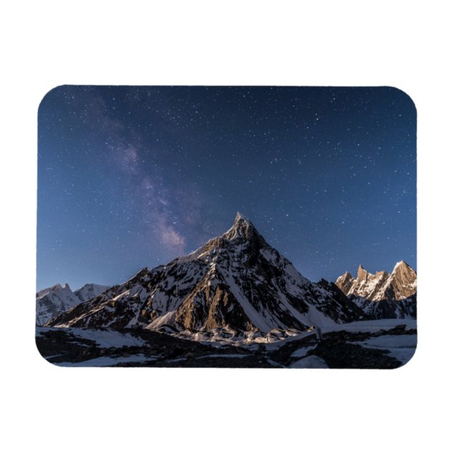 Ímã Gelo e neve | Via Látea Baltoro Glacier, Paquistão (Horizontal)