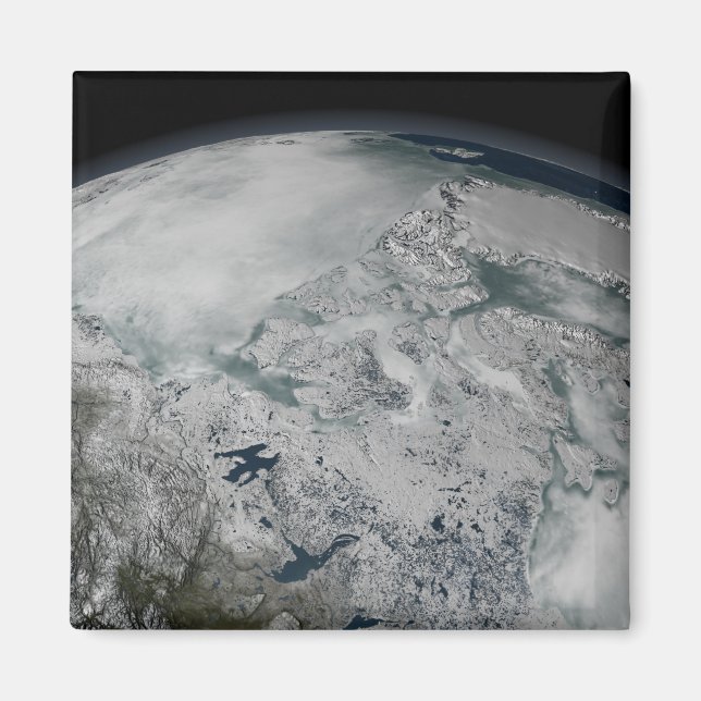 Imã Gelo marítimo acima da América do Norte (Frente)