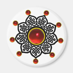 Imã Gem Rubi Vermelho do SUN GOTÊS