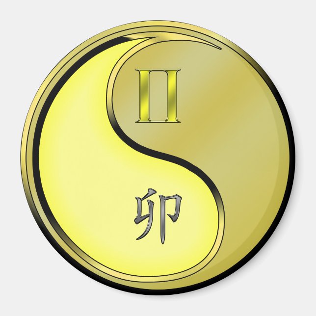 Imã Gêmeos & Coelho de Metal (Frente)