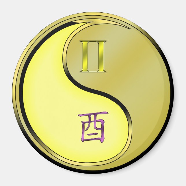 Imã Gêmeos & Galo de Metal (Frente)