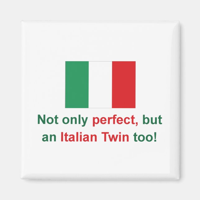 Imã Gêmeos italianos perfeitos (Frente)
