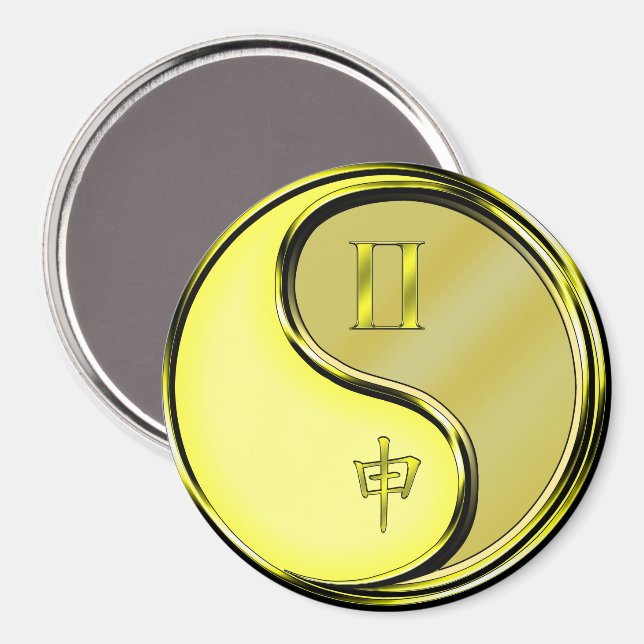 Imã Gêmeos & Macaco de Metal (Front/Back)