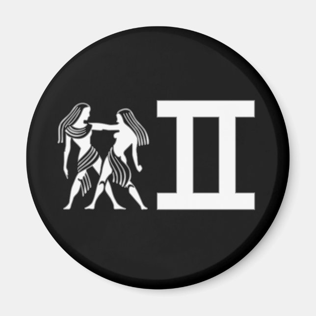 Imã Gemini com Símbolo (Frente)