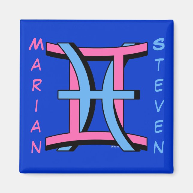 Imã Gemini e Peixes PkBl (Frente)