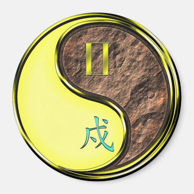 Imã Gemini & Earth Dog (Frente)