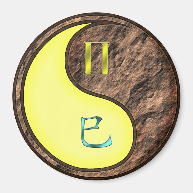 Imã Gemini & Earth Snake (Frente)